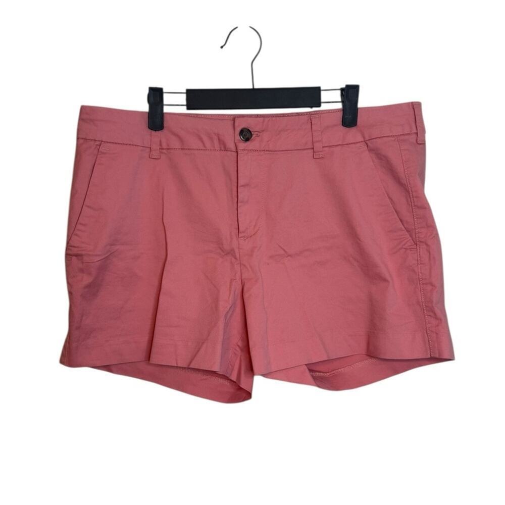 Gap Salmon Pink Relaxed Girlfriend Chino Shorts